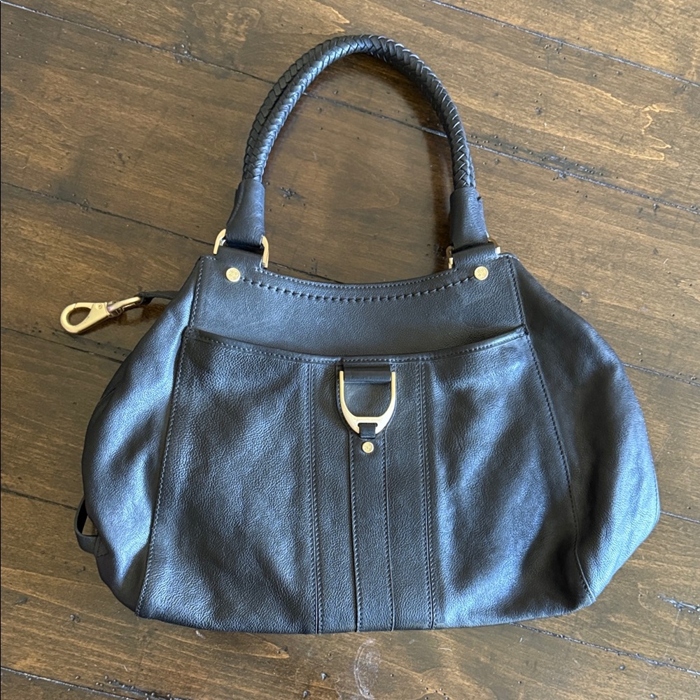 Vintage Cole Haan Black Leather Handbag